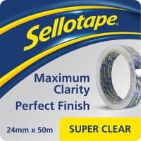 Sellotape Tape PP (Polypropylene) 24 mm x 50 m Transparent