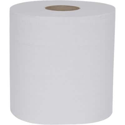 essentials Centrefeed Roll Mini 2 Ply Centrefeed White Pack of 12