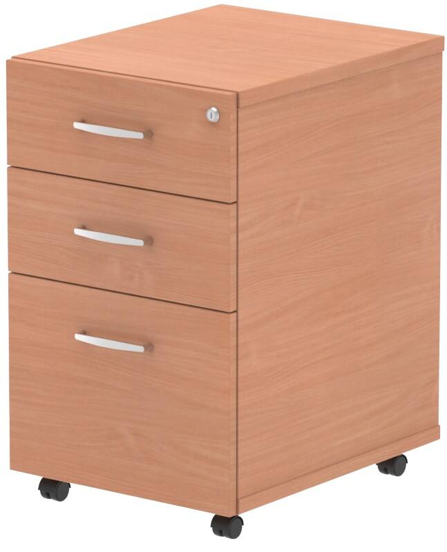 dynamic Mounted Pedestal 3 Drawers Lockable 440 x 550 x 695 mm