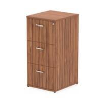 Impulse Filing Cabinet 3 Drawer Walnut