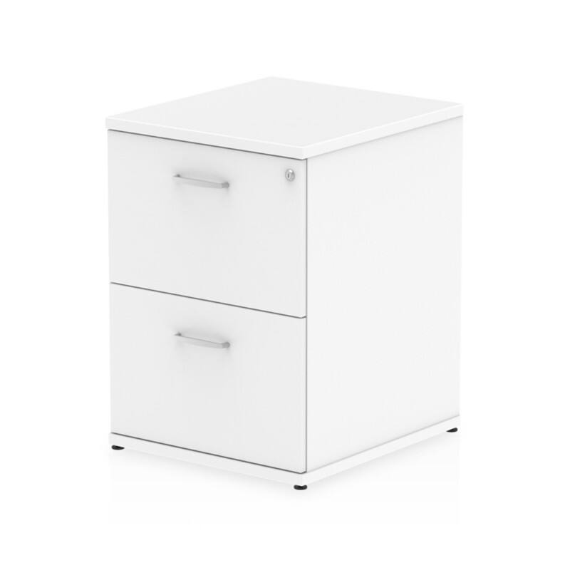 Impulse Filing Cabinet 2 Drawer White