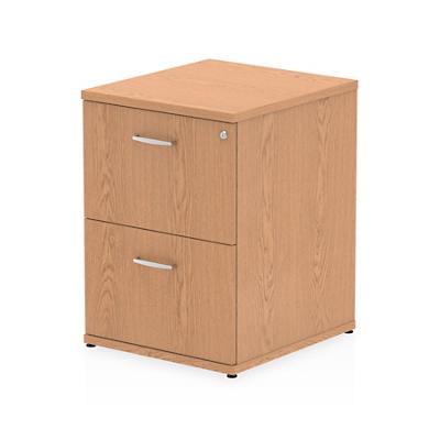 Impulse Filing Cabinet 2 Drawer Oak