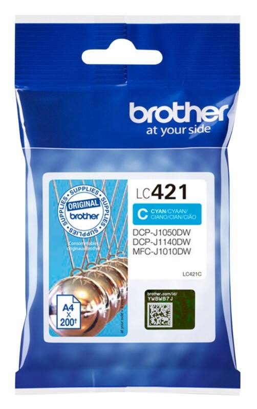 Brother LC421C Original Ink Cartridge Cyan