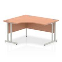 Dynamic Left-hand Desk Impulse ICDLC14BCH Brown 1400 mm (W) x 800 mm (D) x 730 mm (H)