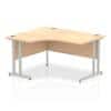 Dynamic Left-hand Desk Impulse ICDLC14MPE Brown 1400 mm (W) x 800 mm (D) x 730 mm (H)