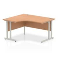 Dynamic Left-hand Desk Impulse ICDLC14OAK Brown 1400 mm (W) x 800 mm (D) x 730 mm (H)