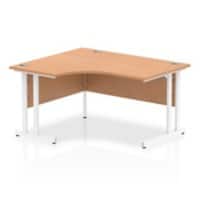 Dynamic Left-hand Desk Impulse ICDLC14WOAK Brown 1400 mm (W) x 800 mm (D) x 730 mm (H)