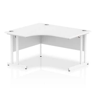 Dynamic Left-hand Desk Impulse ICDLC14WWHT White 1400 mm (W) x 800 mm (D) x 730 mm (H)