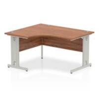 Dynamic Left-hand Desk Impulse ICDLW14WNT Brown 1400 mm (W) x 25 mm (D) x 730 mm (H)
