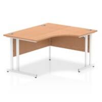 Dynamic Right-hand Desk Impulse ICDRC14WOAK Brown 1400 mm (W) x 800 mm (D) x 730 mm (H)