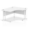 Dynamic Right-hand Desk Impulse ICDRC14WWHT White 1400 mm (W) x 800 mm (D) x 730 mm (H)