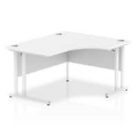 dynamic Impulse Right Hand Desk Rectangular White Cantilever 1,400 (W) x 1,200 (D) x 730 (H) mm MFC (Melamine Faced Chipboard)