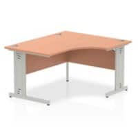 Dynamic Right-hand Desk Impulse ICDRW14BCH Brown 1400 mm (W) x 25 mm (D) x 730 mm (H)