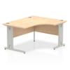 Dynamic Right-hand Desk Impulse ICDRW14MPE Brown 1400 mm (W) x 25 mm (D) x 730 mm (H)