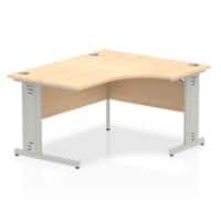 dynamic Impulse Right Hand Desk Rectangular Maple Cantilever 1,400 (W) x 1,200 (D) x 730 (H) mm MFC (Melamine Faced Chipboard)
