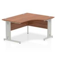 Dynamic Right-hand Desk Impulse ICDRW14WNT Brown 1400 mm (W) x 25 mm (D) x 730 mm (H)
