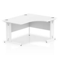 Dynamic Right-hand Desk Impulse ICDRW14WWHT White 1400 mm (W) x 25 mm (D) x 730 mm (H)