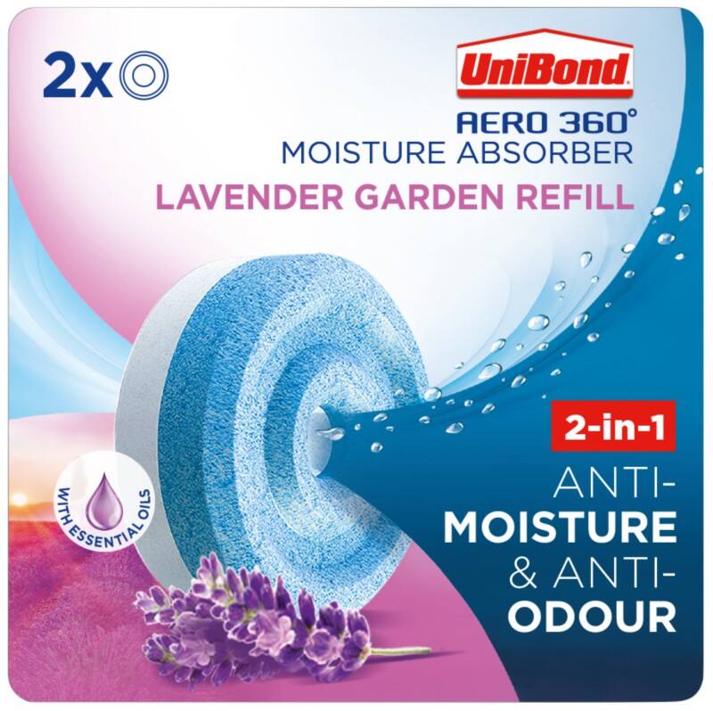 Unibond Humidity Absorber Aero 360 2631291 Pack of 2
