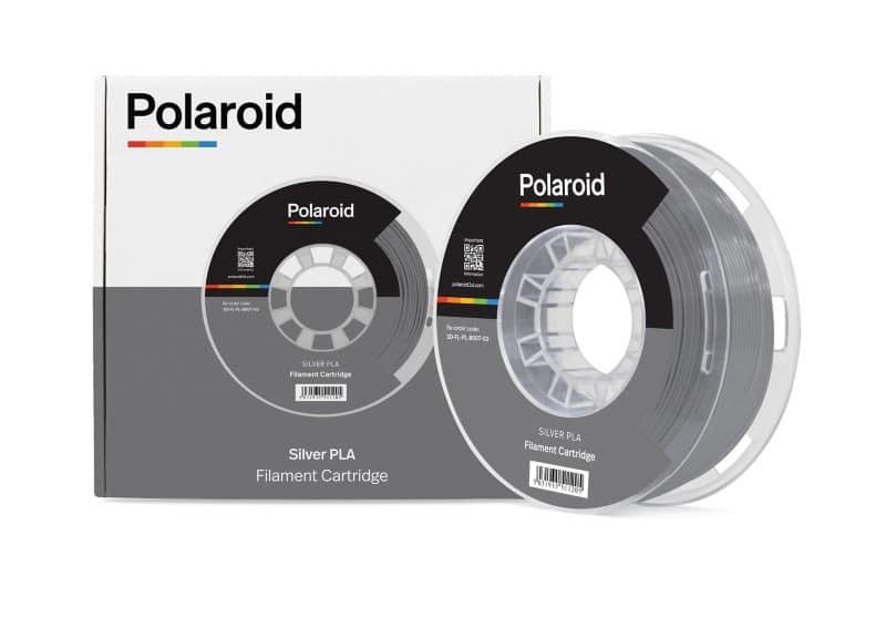 Polaroid 3D Filaments PL-8007 PLA Plastic 200 mm Silver Rods