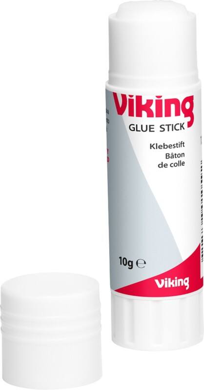 Viking Glue Stick Red, White Clear 10 g