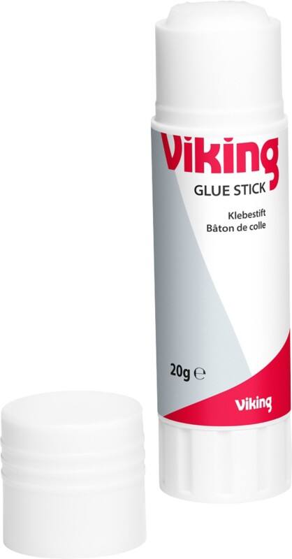 Viking Glue Stick Permanent Red 20 g