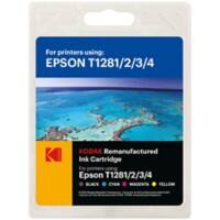 Kodak Ink Cartridge Compatible with Epson C13T12854012 T1285 Black, Cyan, Magenta, Yellow Pack of 4