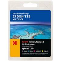 Kodak Ink Cartridge Compatible with Epson C13T29864012 29 Black, Cyan, Magenta, Yellow Pack of 4