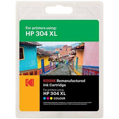 Kodak 304XL Compatible with HP Ink Cartridge N9K07AE Cyan, Magenta, Yellow 18 ml