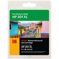 Kodak 301XL Compatible with HP Ink Cartridge CH564EE Cyan, Magenta, Yellow 18 ml