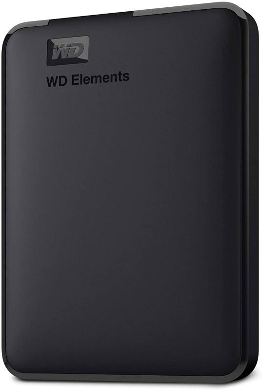 Western Digital WD Elements Portable Hard Drive 5 TB Black WDBU6Y0050BBK-WESN