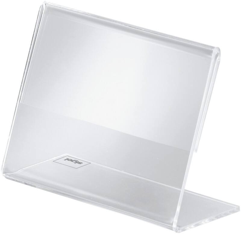 Sigel Display 60 x 90 mm L-Shape 9 (W) x 3.7 (D) x 6.5 (H) cm Transparent 10 Pieces