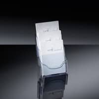 Sigel Brochure Stand A5 3 Tiers Acrylic Clear