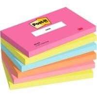 Post-it Sticky Notes Poptimistic 127 x 76 mm Assorted 100 Sheets Pack of 6
