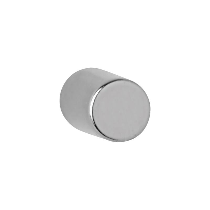 Maul Neodymium Magnets Silver 1.1 kg Bearing Capacity 5 x 5 mm Pack of 10