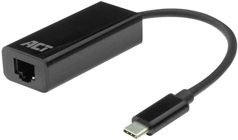ACT Network Adapter USB-C Gigabit AC7335 Black