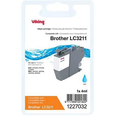 Viking LC3211C Compatible Brother Ink Cartridge Cyan