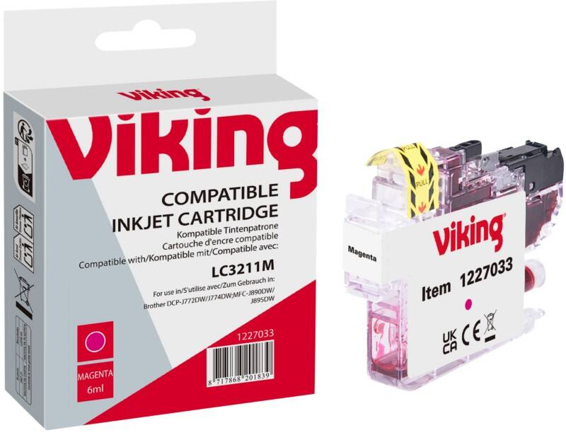 Viking LC3211M Compatible Brother Ink Cartridge Magenta