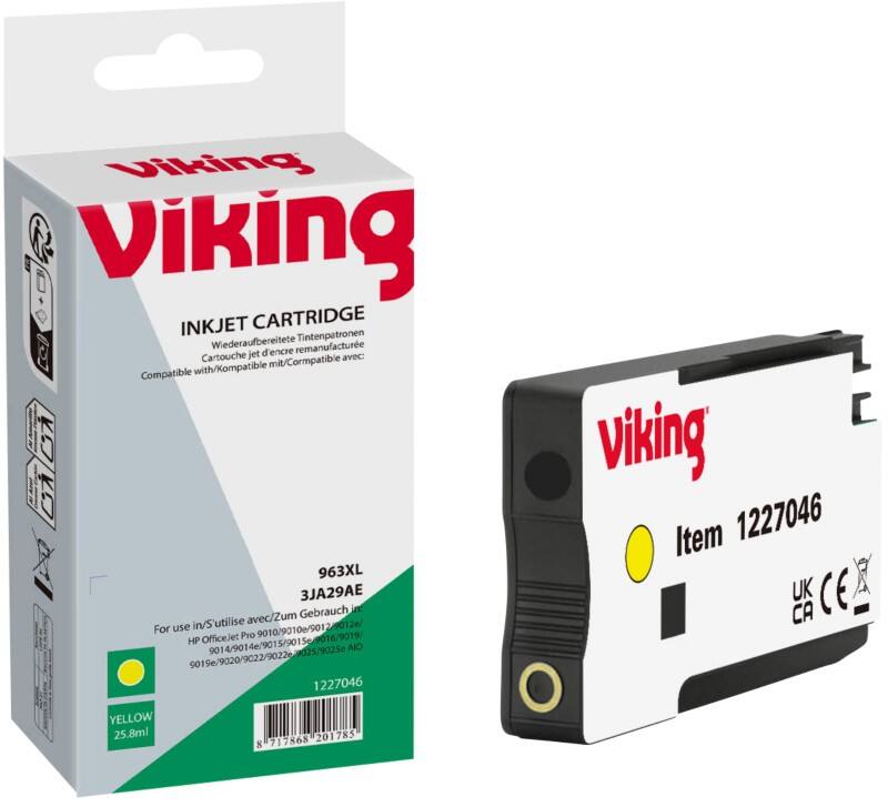 Viking 963XL Compatible HP Ink Cartridge HP3JA29AE Yellow