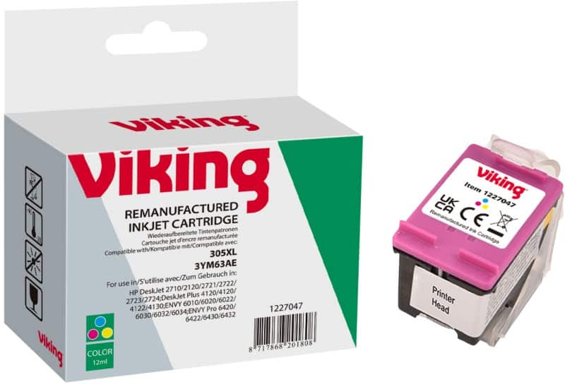 Viking 305XL Compatible HP Ink Cartridge HP3YM63AE Cyan, Magenta, Yellow