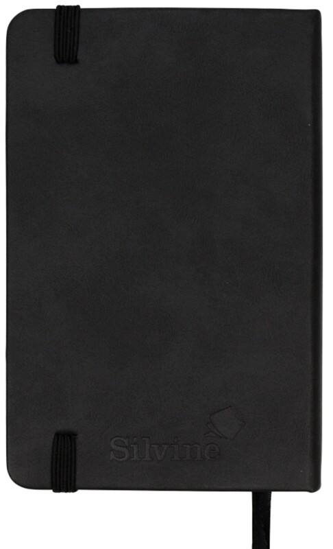 Silvine Notebook A6 Ruled Twin Wire board Hardback Blue 80 Sheets