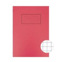 Silvine Exercise Book A4 Ruled Twin Wire Side Bound Manila Cardboard Hardback Blue  40 Sheets Pack of 10