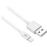 ACT USB Cable USB A Male to Apple Lightning AC3011 1 m White