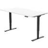 euroseats Sit Stand Desk Black, White 1,400 x 800 x 625 - 1,275 mm