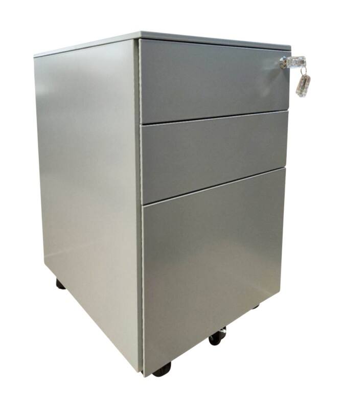 euroseats Desk Pedestal 1 Drawer 390 (W) x 500 (D) x 600 (H) mm Metal