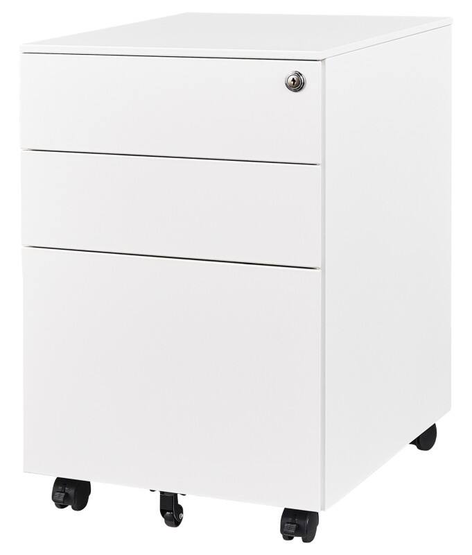 euroseats Desk Pedestal Rectangular 1 Drawer 390 (W) x 500 (D) x 600 (H) mm Metal