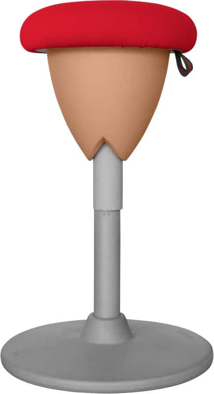 euroseats Pisa Sit Stand Stool Red 320 x 405 mm