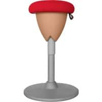 euroseats Pisa Sit Stand Stool Red 320 x 405 mm