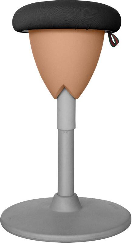 euroseats Pisa Sit Stand Stool Black 320 x 405 mm