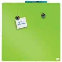 Nobo Mini Wall Mountable Magnetic Whiteboard Tile 1903773 Lacquered Steel Frameless 360 mm x 360 mm Green