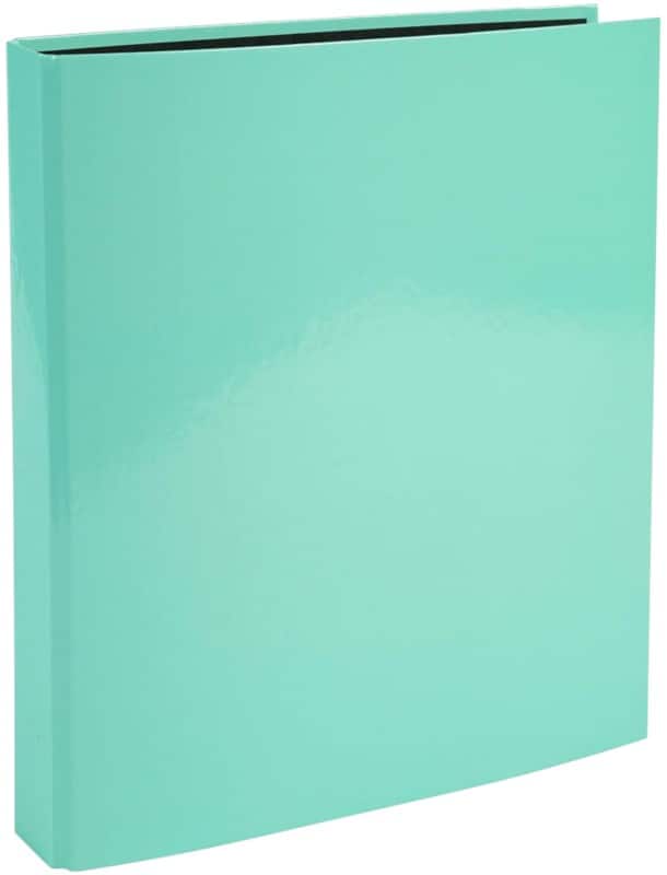 Exacompta Kreacover 25 mm Ring Binder Board, Paper A4 4 Rings Pastel Green 51563E